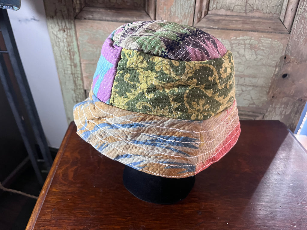 Reversible Kantha Bucket Hat