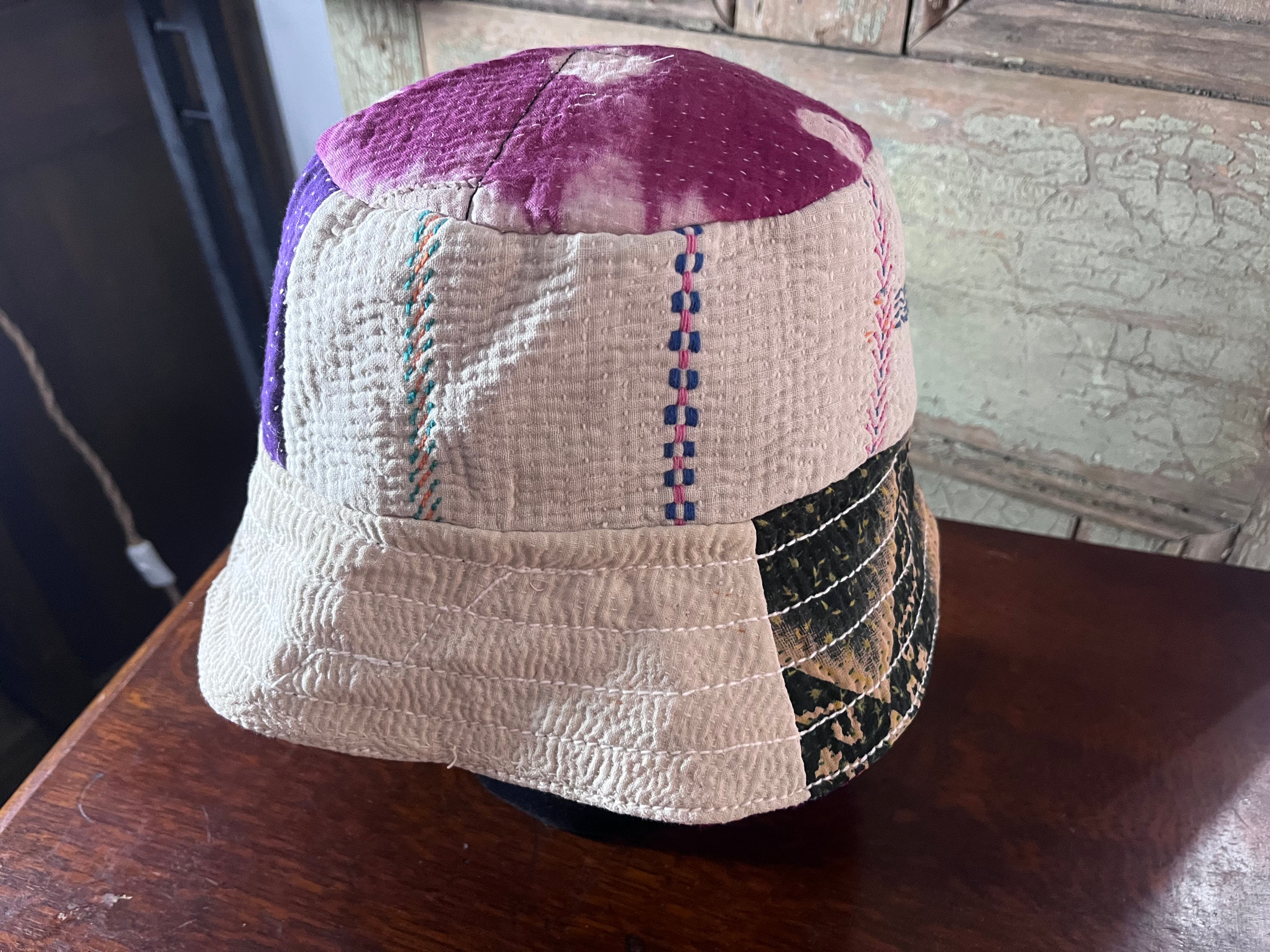 Reversible Kantha Bucket Hat