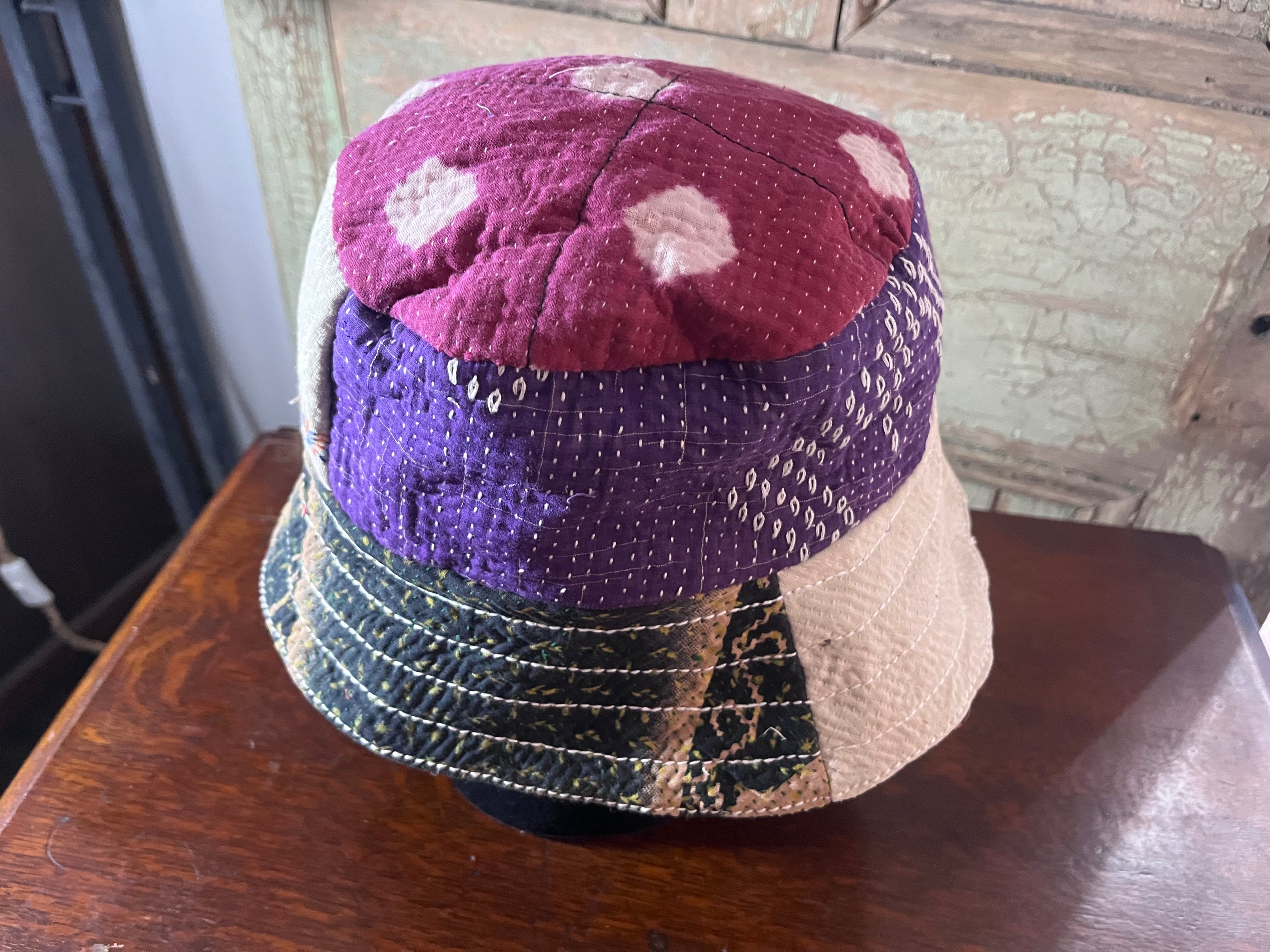 Reversible Kantha Bucket Hat