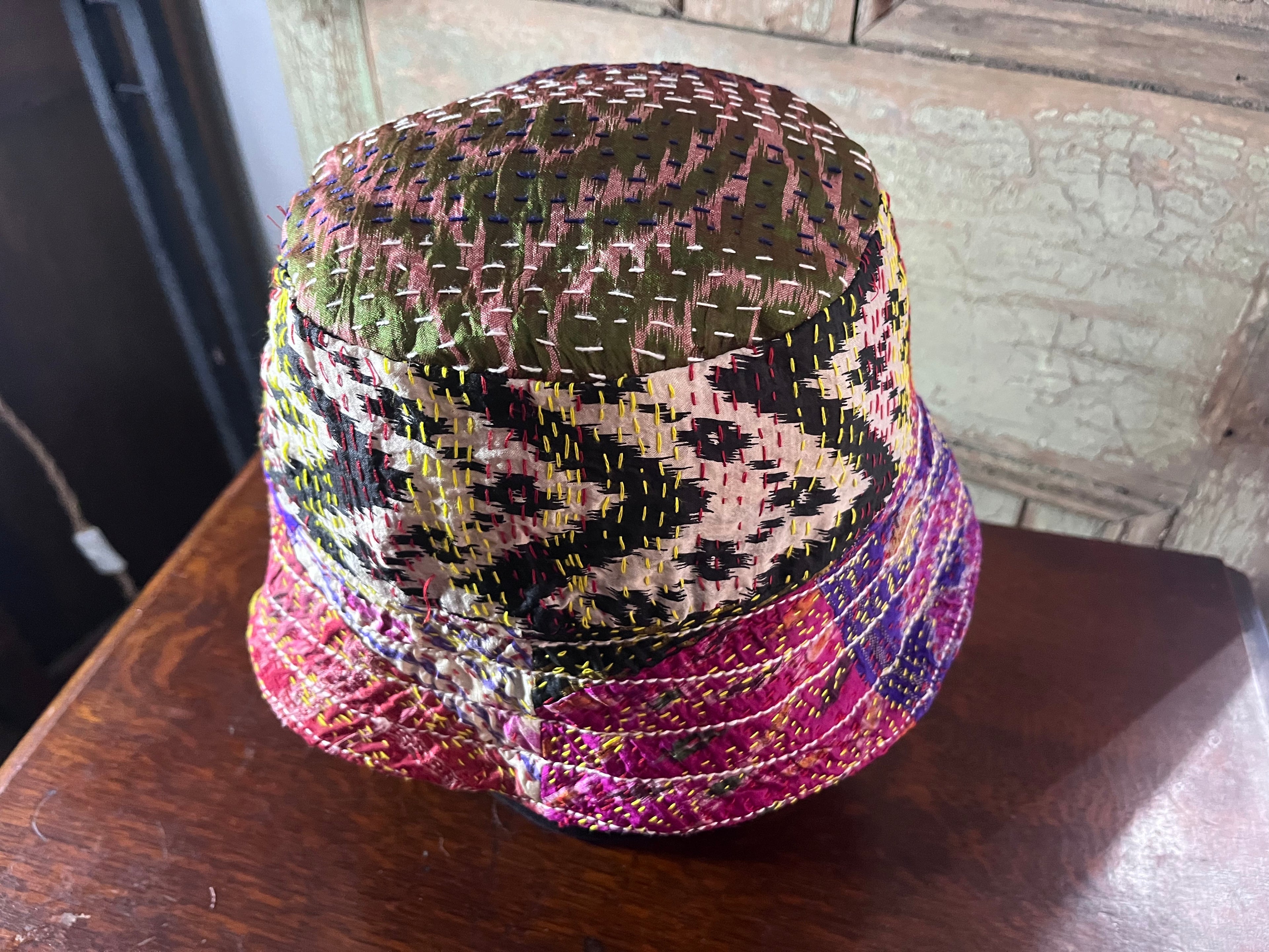 Reversible Kantha Bucket Hat