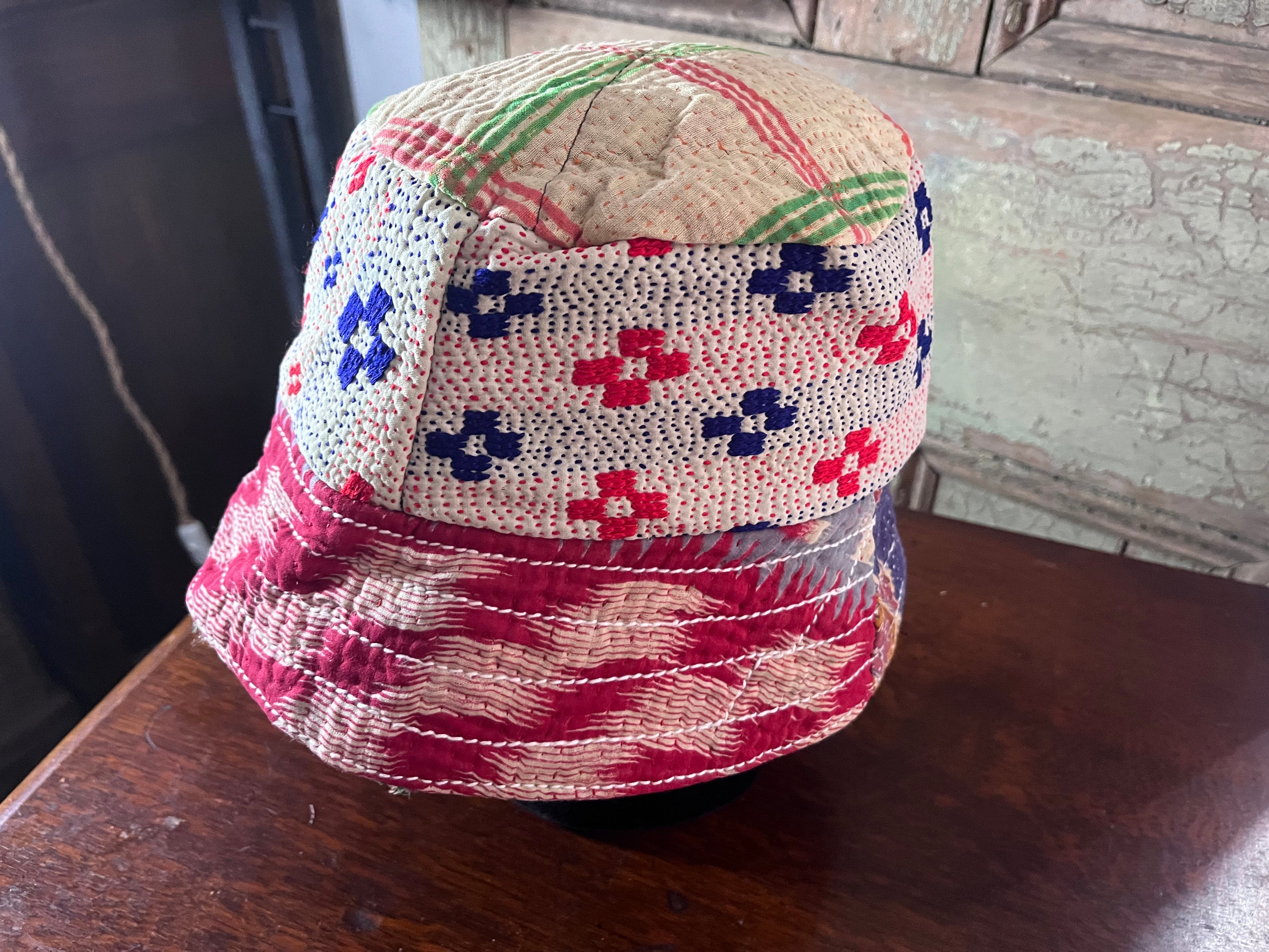 Reversible Kantha Bucket Hat
