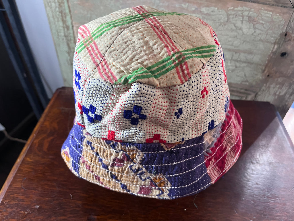 Reversible Kantha Bucket Hat