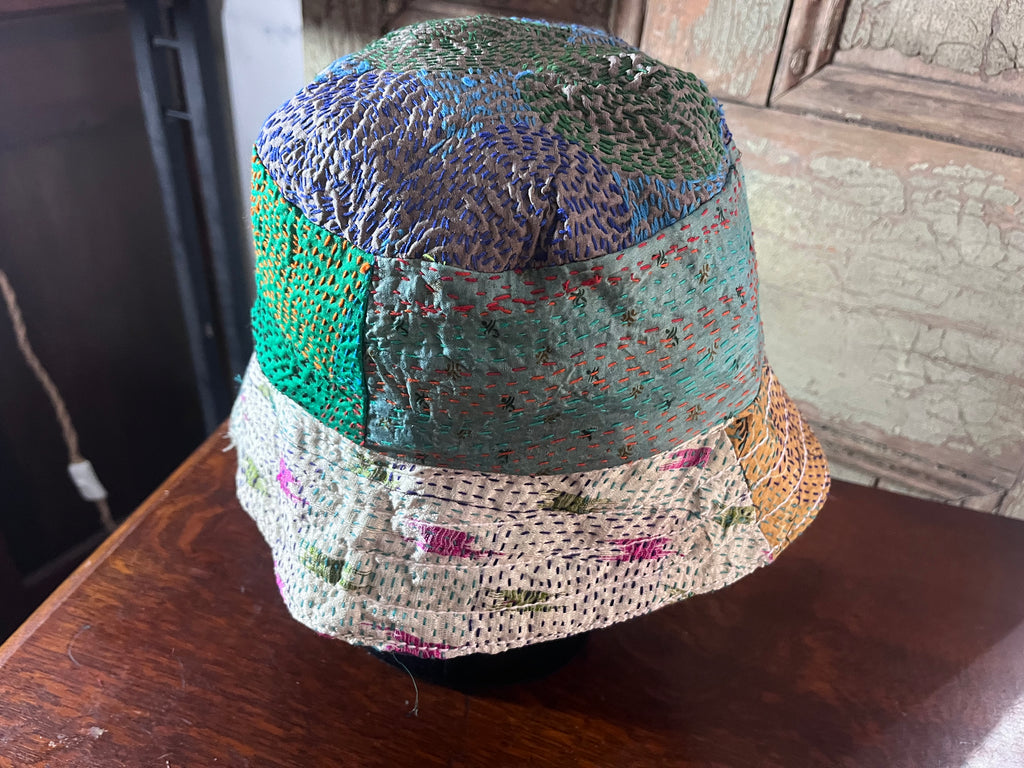 Reversible Kantha Bucket Hat